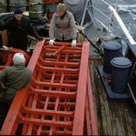 TAE-IGY sleds on board ship