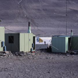 Vanda Station, view of buildings from mess