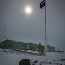 Scott Base Flag Pole