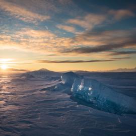 Sunset Pressure Ridges