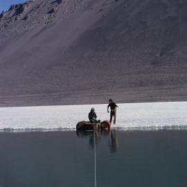Lake Vanda moat raft