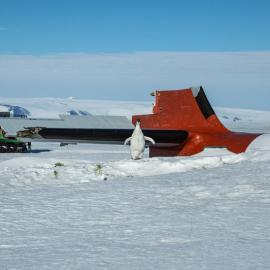 Crashed plane, Antarctica 