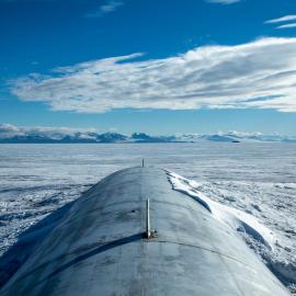 Looking out over Ross Ice Shelf 