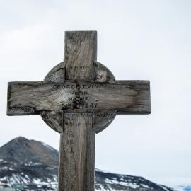 Cross at discovery Hut