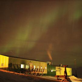 Scott Base and Aurora 