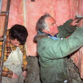 underground meat vault, construction Vanda Station