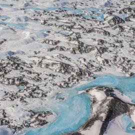 Dirty Ice off the coast of Black Island when commissioning a HF repeater on Scallop Hill