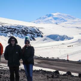 Personnel during the Erebus memorial