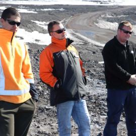 SB personnel during Erebus memorial