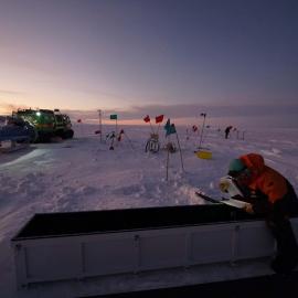 K063 Sea ice probe installation