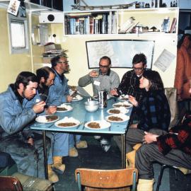 Mess hall interior at Vanda Station