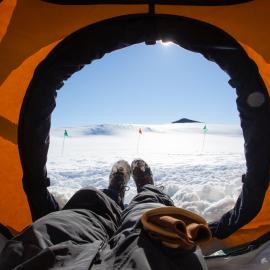 Polar tent view 