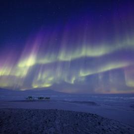  Aurora- purple and green