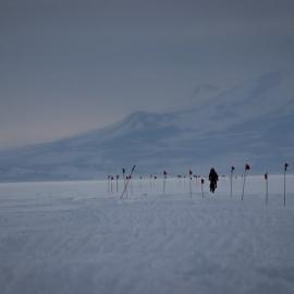 Fat bike in Antarctica