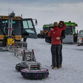 Traverse Team Departure Scott Base
