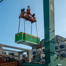 Big Green Box loading 