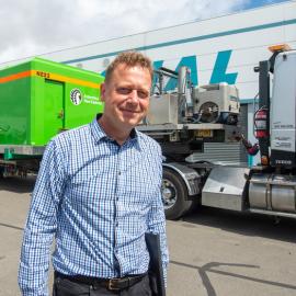 Living module departs for Antarctica 