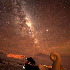 Aurora with koru