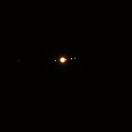 Jupiter at night