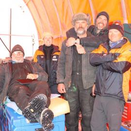 Happy Team Camp Team leaders and driller