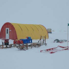 Unheated science tent