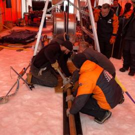 Installing drill equipment