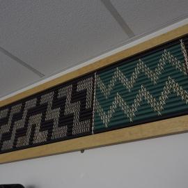 He Manukura tukutuku panel