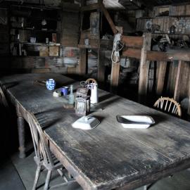 Inside Scott's Hut