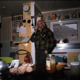 Dennis Corlett, Vanda leader, on radio