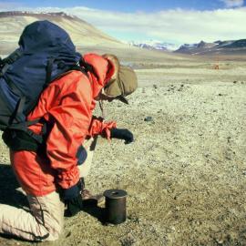 Rob at old DVDP drill site