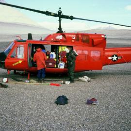 Pick up by Iriquois helo