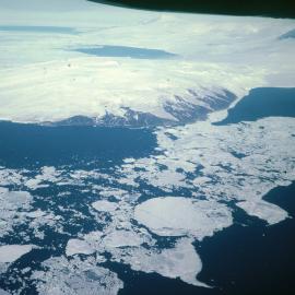 Cape Bird ice-free area from aircraft