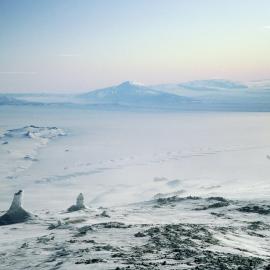 Perfect weather at summit - Ice towers - Hut Point Peninsula etc