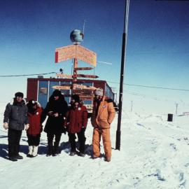 NZ/US party visit Vostok Station (USSR)