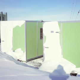 Wannigans, Scott Base after a blizzard