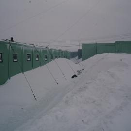 Wind channel at back of C-Hut