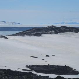 Cape Evans looking into McMurdo Sound