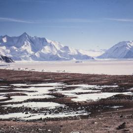 Mt Herschel from Hallett Station, Seabee Spit/Hook