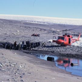 Refuelling at Marble Point 