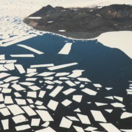 Cape Royds surrounded by sea Ice 