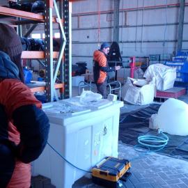 GRUAN GRUAN frostpoint, ozone and aerosol sonde launch filling