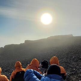 Solar Eclipse seen from Castle Rock 