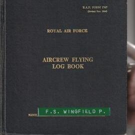 Aircrew Flying Log Book RAF Cover