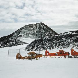 Scott Base-RNZAF Auster & Otter Aircraft
