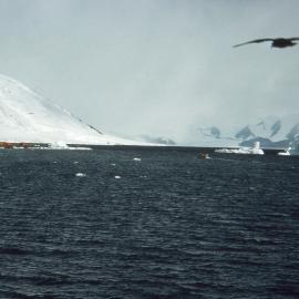 Cape Hallett Snowstorm & USN Landing Craft