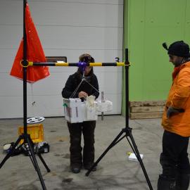 GRUAN balloon launch pre-flight preperation Oct 2023