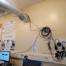All sky camera systems inside