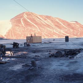 Wreckage at CIROS drill site