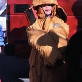 School Visit- Child in Outdoor Clothing 