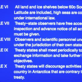 Antarctic Treaty- Articles  VI to X 